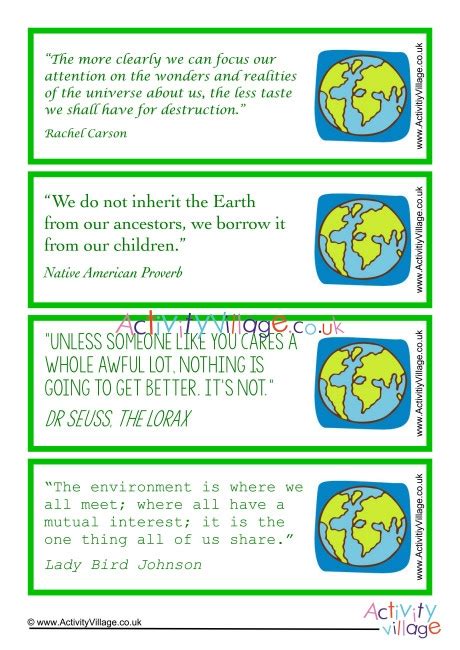 Free Earth Day Printable Bookmarks Reading Resources Free Printable