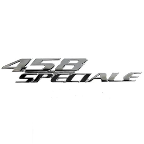 Ferrari 458 Speciale Logo Script Italian Auto Parts And Gadgets Store