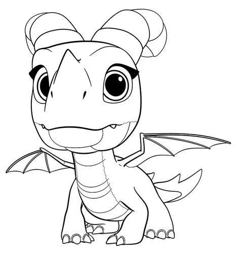 Aggro From Dragons Rescue Riders Coloring Page Free Printable