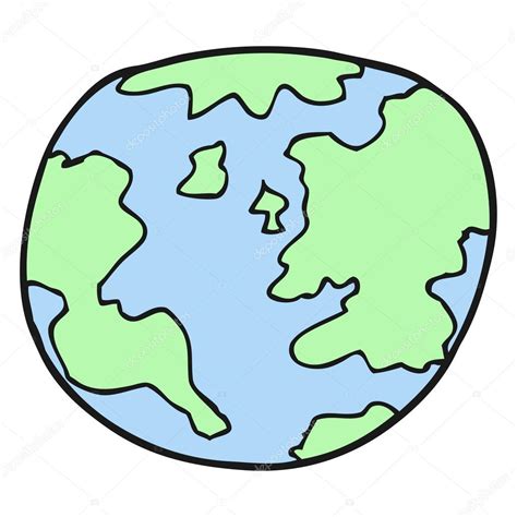 Planeta Tierra En Dibujo