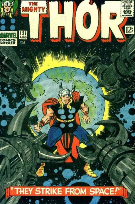 Thor 131 Vg Marvel Low Grade Comic Jack Kirby Stan Lee August