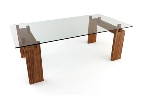 Wood Base Glass Top Dining Table Ideas On Foter