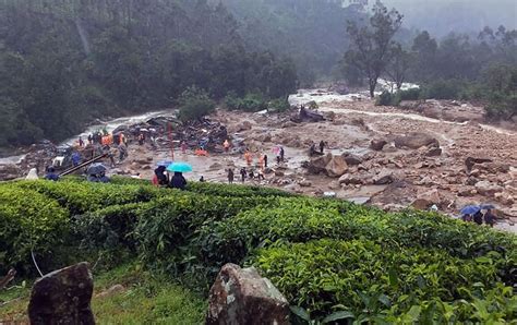 Kerala Landslides Toll Rises To 24 46 Still Missing