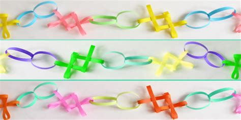 Un esempio di festone pensato appositamente per l'occasione. Decorazioni di Carnevale Fai Da Te: Catene di Carta ...