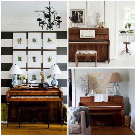 Inspired By Pianos In The Home Upright Piano Decor