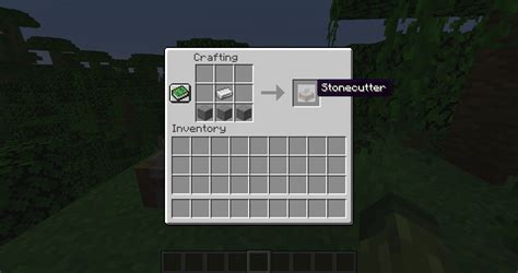 It will also solve this would match the stonecutter recipe fairly well. Scott (ECKOSOLDIER) on Twitter: "Stonecutter recipe # ...