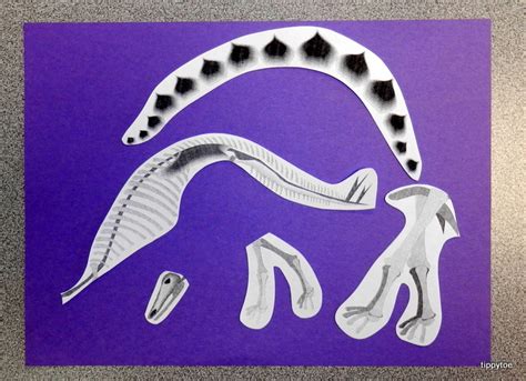 Tippytoe Crafts Dinosaur Skeleton Puzzles