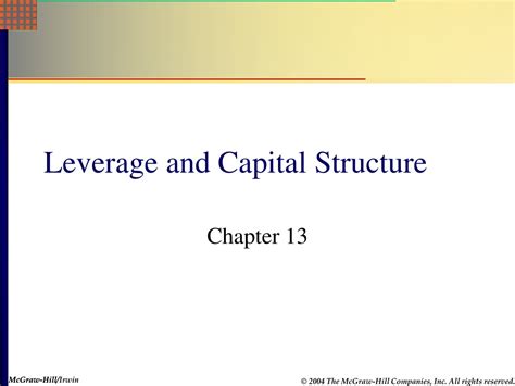 PPT Leverage And Capital Structure PowerPoint Presentation Free Download ID