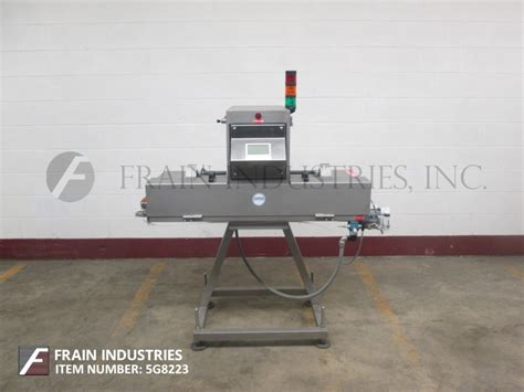 Aperture size 460mm (wide) x 85mm (high) 550mm weigh table length 275mm wide conveyor belt flipper/ divert. Used Industrial X-Ray Metal Detector Machines & Equipment ...