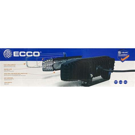 Ecco Low Profile Heated Led Snowplow Light Kit Ecco Warning Lights