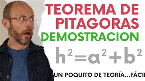Teorema De PitÁgoras DemostraciÓn Muy Fácil Youtube