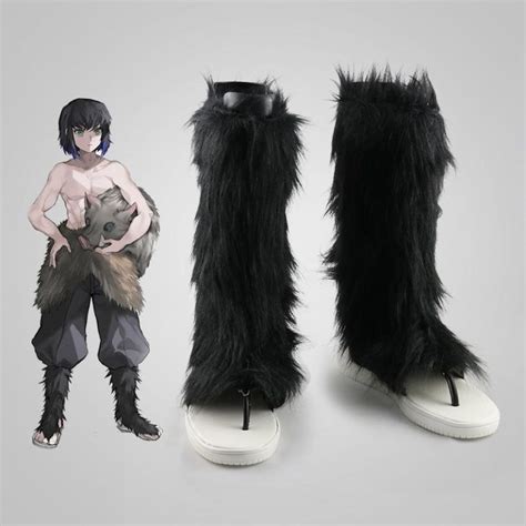 Anime Demon Slayer Kimetsu No Yaiba Cosplay Shoes Hashibira Inosuke