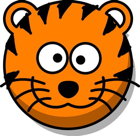 Cartoon Tiger Face Clipart Best