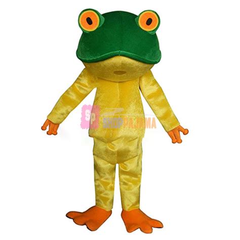 Adult Size Kermit Frog Mascot Costume Carnival Costumes For Party