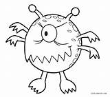 Monster Coloring Printable sketch template