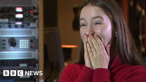 the singer sigrid is told she is the winner of bbc music sound of 2018