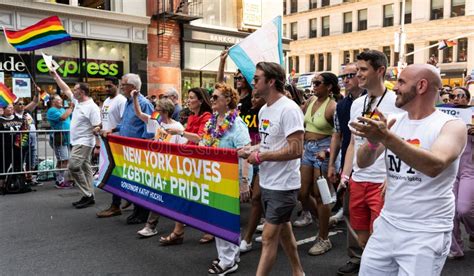 new york state governor kathy hochul at nyc lgbt pride parade on june 26 2022 editorial stock