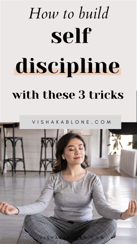 3 Little Known Tricks Behind Building Self Discipline Vishaka Blone