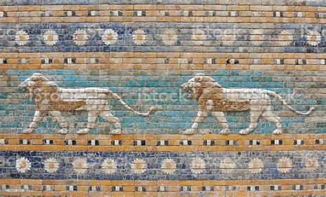 Ancient Babylon Lions Stock Photo Download Image Now Ishtar Gate