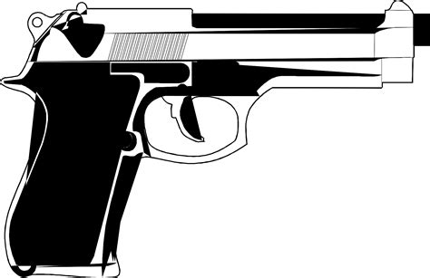 Generic Pistol Clip Art At Vector Clip Art Online Royalty