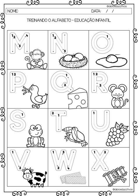 Atividades De Alfabetização 1º Ano Alfabeto 29e