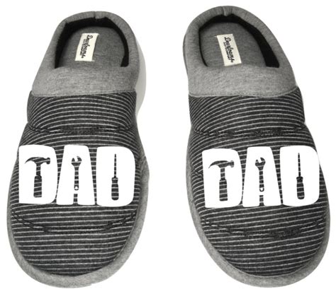 Dad Tool Font Df By Dearfoams Mens Slippers House Shoes Etsy