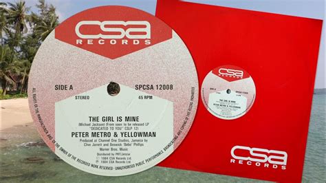 The Girl Is Mine Peter Metro And Yellowman Youtube