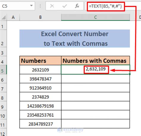 How To Convert Number To Text With Commas In Excel Easy Methods