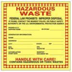 Hazardous Waste Labeling And Marking 101