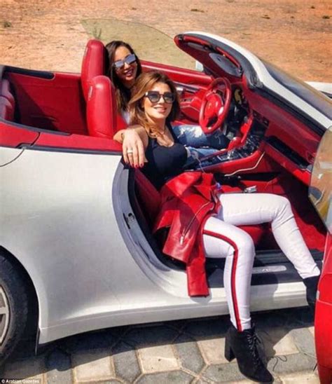 arabian gazelles who make up dubai s first all female supercar club daily mail online