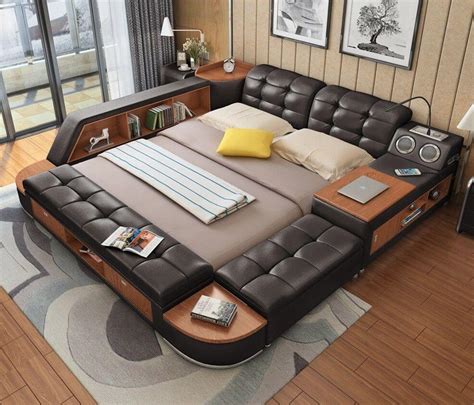 All In One Bed With Full Of Gadgets And Storage Functions
