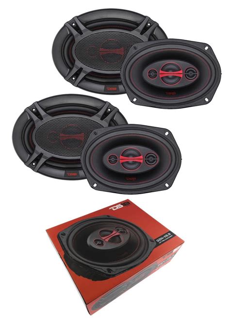 4x Ds18 6 X 9 4 Way Car Door Speakers 720 Watts 4 Ohm Coaxial Speaker