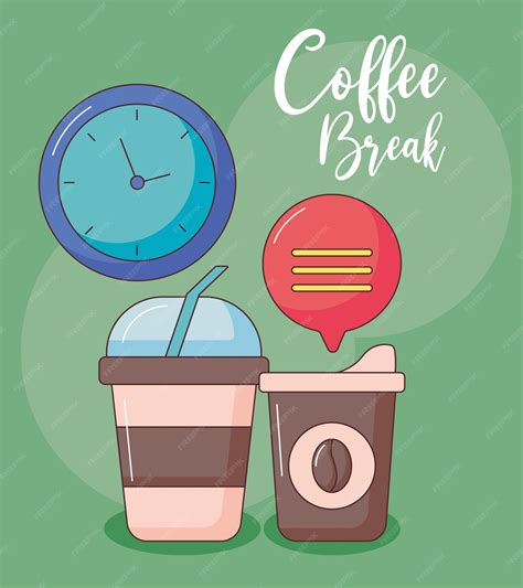 Premium Vector Coffee Break Illustration