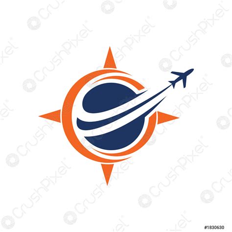Travel Logo Design Template Airplane Tickets Travel Agencies Planes