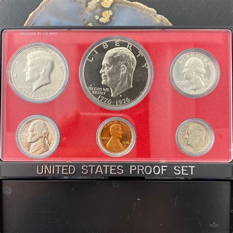 S Us Mint Annual Coin Proof Set Bicentennial Original Box Collectible Set Ebay