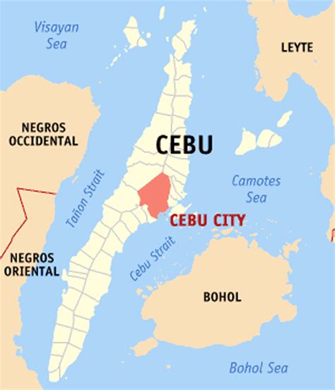 Map Of Cebu City Tempo The Nations Fastest Growing Newspaper