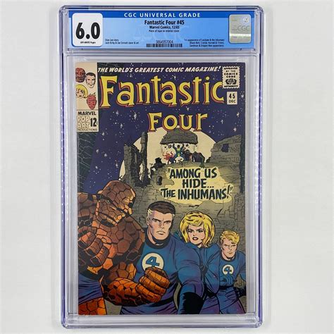 Fantastic Four 45 Cgc 60 Legacy Comics And Cards Trading Card