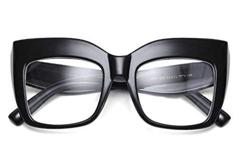Buy Feisedy Square Oversized Glasses Frame Eyewear Women B2475 At
