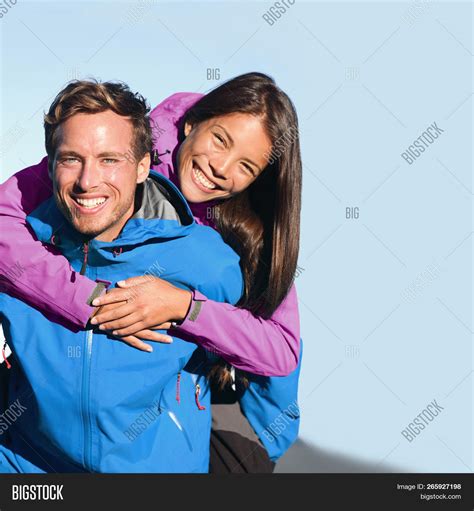 Happy Hikers Couple Image And Photo Free Trial Bigstock