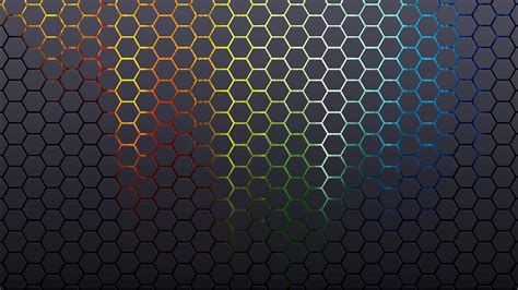 Glowing Hexagon Pattern Wallpaper Vector And Designs Wallpaper Better