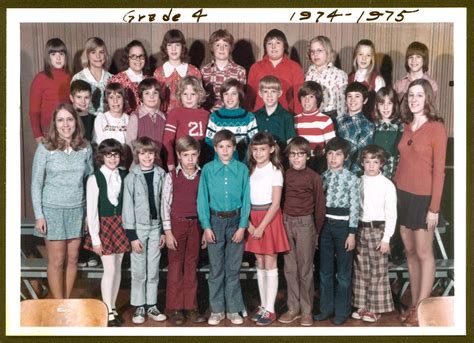Elementary School Class Photos From 1974 Fourth Grade Clas Flickr