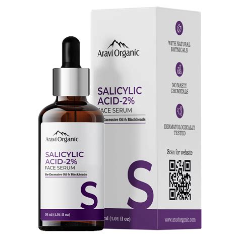 Aravi Organic 2 Salicylic Acid Face Serum For Acne And Oil Control Buy