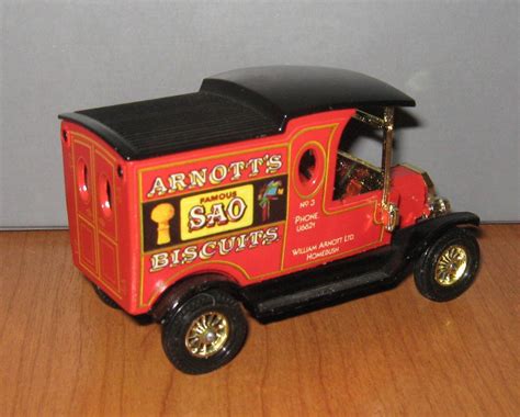 Matchbox Yesteryear Y Model T Ford Van Arnott S Biscuits Glossy Roof Issue Ebay