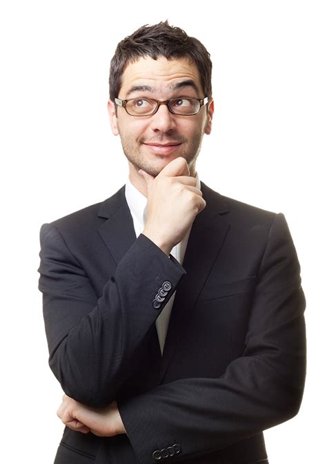 Download Thinking Man Png Image For Free