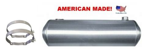 10x40 End Fill Spun Aluminum Gas Tank With Sending Unit Flange 1325