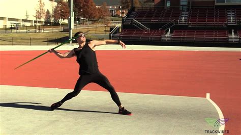 How To Throw Javelin Short Approach Throw Youtube