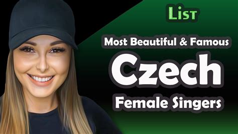 List Most Beautiful And Famous Czech Female Singers Youtube