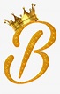 Crown Clipart Letter - Letter B With A Crown , Free Transparent Clipart ...