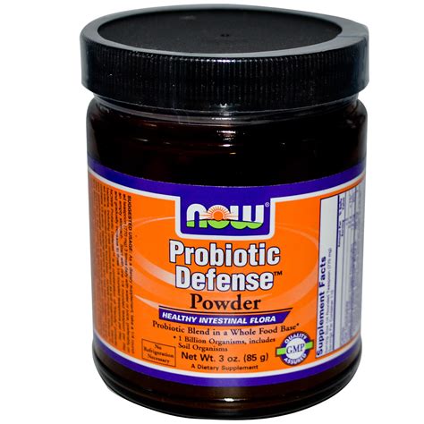 Now Foods Probiotic Defense Powder 3 Oz 85 G Iherb