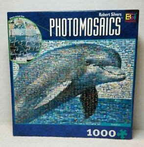 Photomosaics Dolphin Piece Jigsaw Puzzle By Robert Silvers Ebay